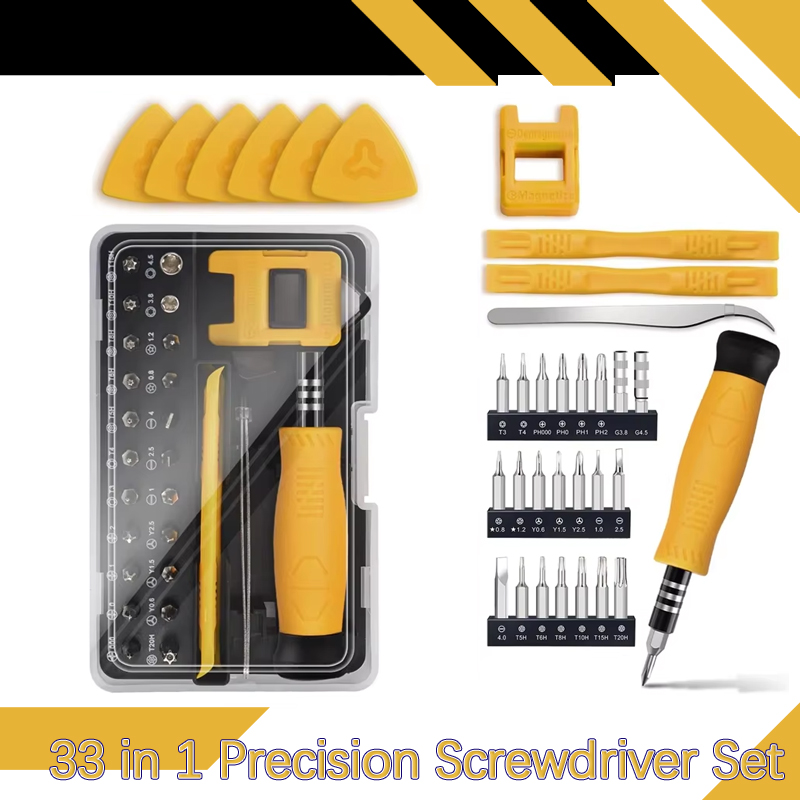 Electronics Repair For Beginners - 33-in-1 precisieschroevendraaierset Elektronica Reparatieset voor computer
