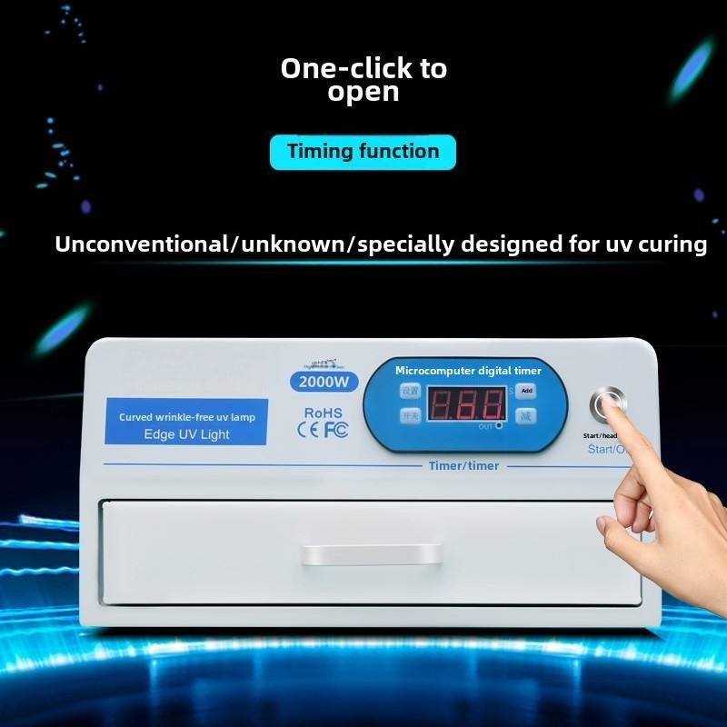 Lcd Screen Adhesive - 220V 110V LED UV-uithardingslamp met timer